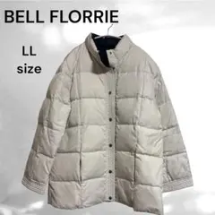 【BELL FLORRIE】(LL) リバーシブル ダウンジャケット 白 紺のサムネイル