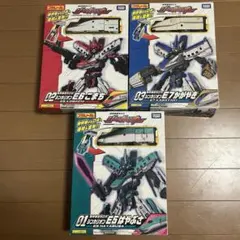 シンカリオン プラレール★E5はやぶさ E6こまち E7かがやき 新幹線 トミカ