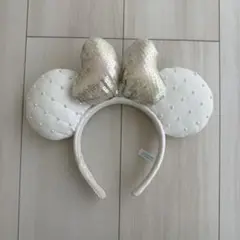 ホワイトミッキー型カチューシャ