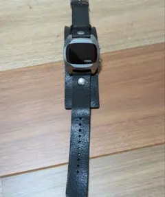 FOSSIL LED 腕時計 レザーベルト ジャンク品のサムネイル