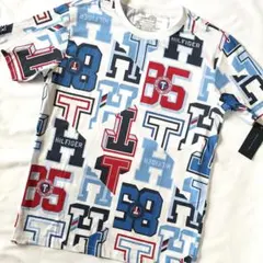 トミーヒルフィガー Tommy Hilfiger ロゴ Tシャツ キッズ L