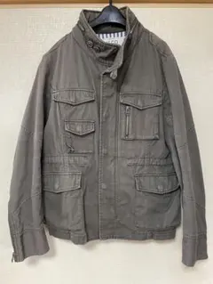 Ikka イッカ　メンズ　ミリタリージャケット