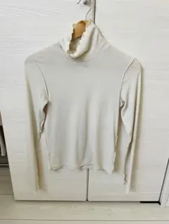 GU タートルネック 長袖トップス S アイボリーのサムネイル