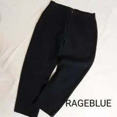 RAGEBLUE 【メンズ】 ブラック 綿混 パンツ シンプル M 黒