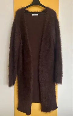 【未使用品】ローリーズファーム　ファー　ロングカーディガン