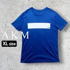 AKM エイケイエム CREW-Tシャツ 美品 NAVY‼️のサムネイル