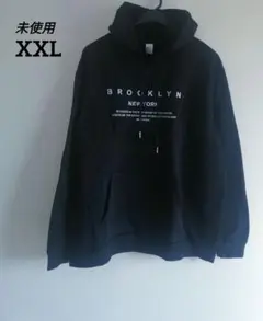 【未使用】裏起毛　パーカー　フーディー XXLサイズ　3Lサイズ