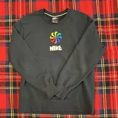 ゴツナイキ 風車 カラフルスワールロゴ スウェット XS