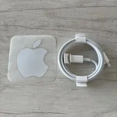 iPhoneライトニングケーブルタイプC Apple純正品 アップルシール付き
