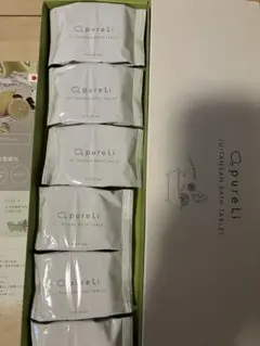 pureLi 薬用重炭酸入浴剤 シトラスジンジャー 6錠 リーフレット付のサムネイル