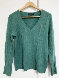 POLO RALPH LAURENポロラルフローレン:カシミヤ混ケーブルニット
