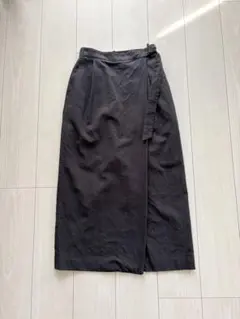 【BY UNITED ARROWS】セルロースブレンド ベルトラップスカート