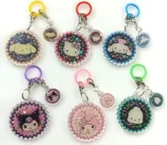 【6点セット】サンリオ めじるしアクセサリー キラキラアクリル
