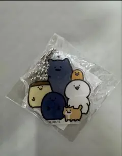 二*郎様 お文具さん　アクリルキーホルダー 猫と犬のキャラクター
