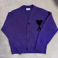 『美品』ami Paris ウール ニット カーディガン（男女兼用、限定カラー）のサムネイル