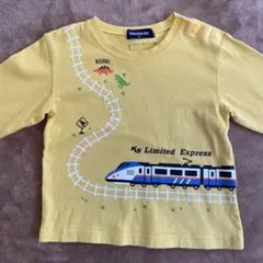 クレードスコープ　90 長袖　ロンt プラレール　電車　恐竜