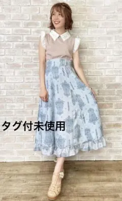 タグ付き未使用　axes femme ペイズリー柄スカート