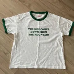 Niko and ... リンガーTシャツ ホワイト グリーン Mのサムネイル