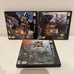 【匿名配送】モンハン　3DSソフト　3点セット
