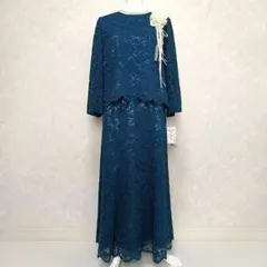 東京ソワール アプロベリー コードレースの華やぎセットアップドレス 13号