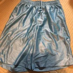 美品 レディース バスパン 水色 バスケットボールパンツ バスケ パンツ L