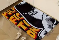 新品　タランティーノ『パルプ・フィクション』ラグ　マット　玄関　カーペット