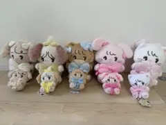 mikko 抱きしめおリボンぬいぐるみ マスコット コンプリートセット 10