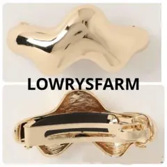 新品　ローリーズファーム　アーチメタル　バレッタ　ヘアアクセサリー　ゴールドのサムネイル