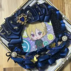 「硬質カード コースター ケース」紺色 痛ロゼット青 黒ネイビー ブラック