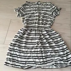 H&M ボーダーワンピース