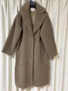 OZOC ボアロングコート