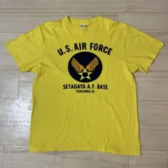 mnryh様専用世田谷ベース　バックプリント 　Tシャツ イエロー　未使用訳あり