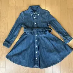 【美品】Ralph Lauren デニムワンピース 4T/110cm