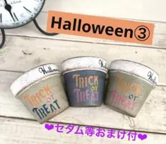 リメイク鉢Halloween③☆多肉植物☆寄せ植え☆インテリア