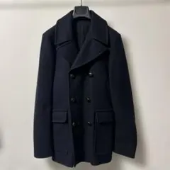1PIU1UGUALE3 BLACK Military カシミヤ Pコート - メルカリ