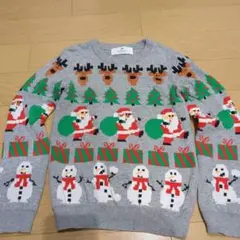 H&M クリスマスデザイン セーター US 6X/7
