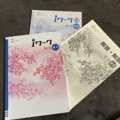 iワーク 中3 理科 + 解答・説明書