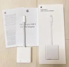 【純正品】Apple Lightning to USB 3 カメラアダプタ