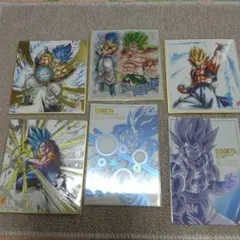 ドラゴンボール ゴジータ＆ベジット色紙とポストカード 6枚セット