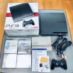 動作確認済み SONY ps3 本体CECH-2000A ＋ おまけソフト4本