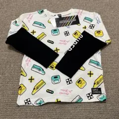 SUPER EXPRESS ドクターイエロー　はやぶさ　長袖　ロンT 120