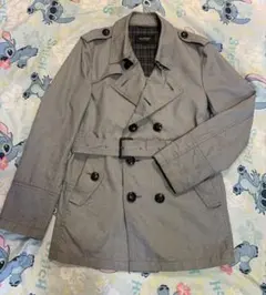 バーバリーブラックレーベル ショートトレンチコート メンズL