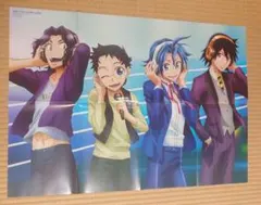 弱虫ペダル イナズマイレブン B2両面ポスター アニメージュ付録