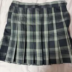 wego スクールプリーツスカート ブルーチェック 制服スカート