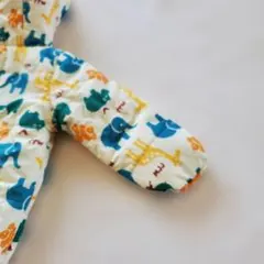 Moujonjon　動物柄フリースアウター 80cm