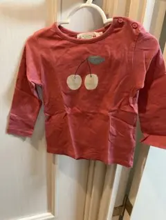 Bonpoint チェリー柄 Tシャツ