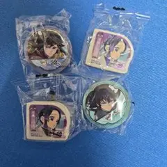 鬼滅の刃 くら寿司 コラボ 缶バッジ 2点 消しゴム2個 合計4個セット