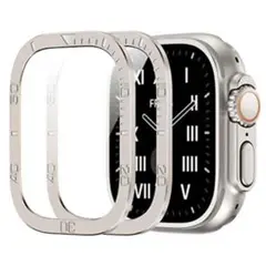 Apple Watch ULTRA用 メタルフレーム保護ガラス