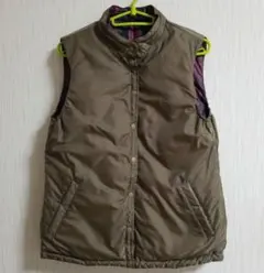 リバーシブル ダウンベスト