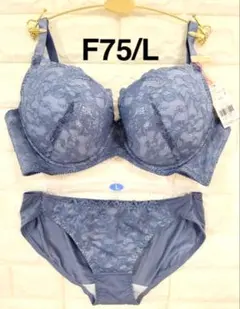Daily AMOSTYLE520 総レース　上下セット　ブルー　F75/L